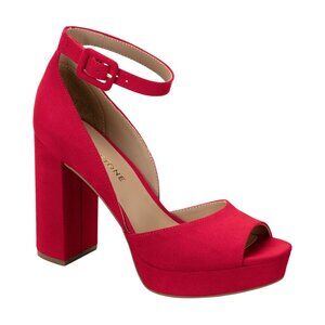 Sun + Stone Women's Reemaa Peep Toe Block Heel Platform Sandals